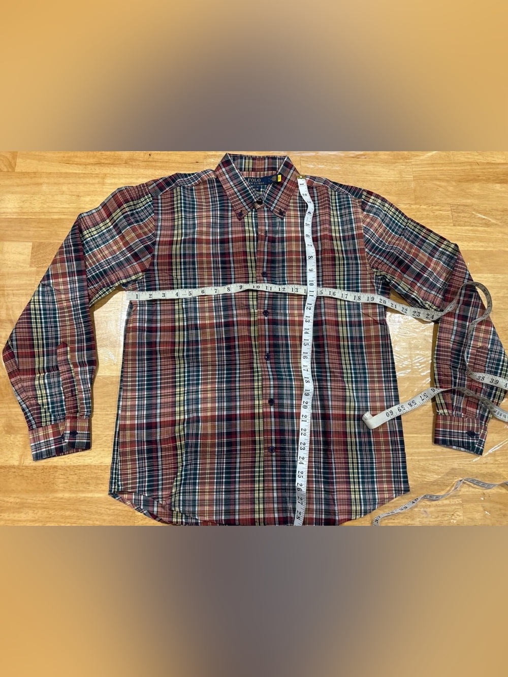 Kids Polo Ralph Lauren Button Down Shirt Youth Large Beautiful Plaid Classic Fit